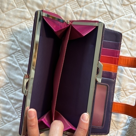 Purple Leather MyWalit Bifold - Picture 6 of 6